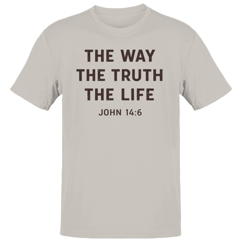 John 14:6 the Way, Truth, Life Men's T-Shirt