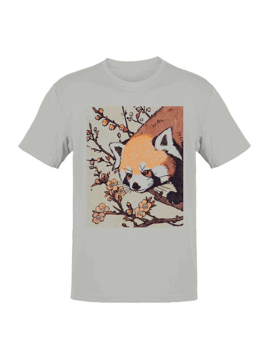 Red Panda and Blossoms Art Men's T-Shirt