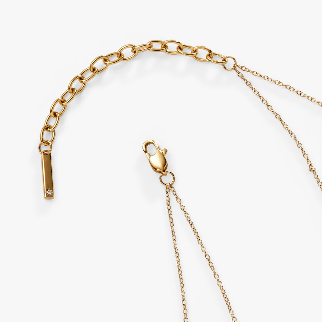 Double Layer Crystal Necklace T-Shirts