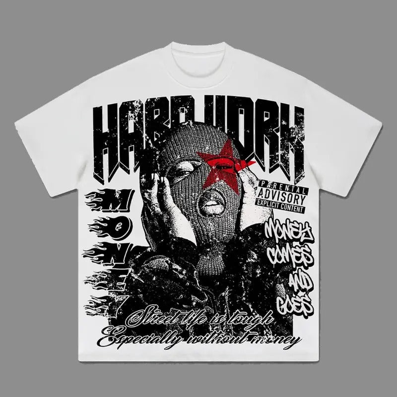 2024 New Money Street Retro Old Graphics Y2k Streetwear T-Shirts