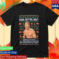 2025 Coach Ben Johnson Good Better Best Christmas Sweater Shirt Unisex , , , Long Sleeve Tee