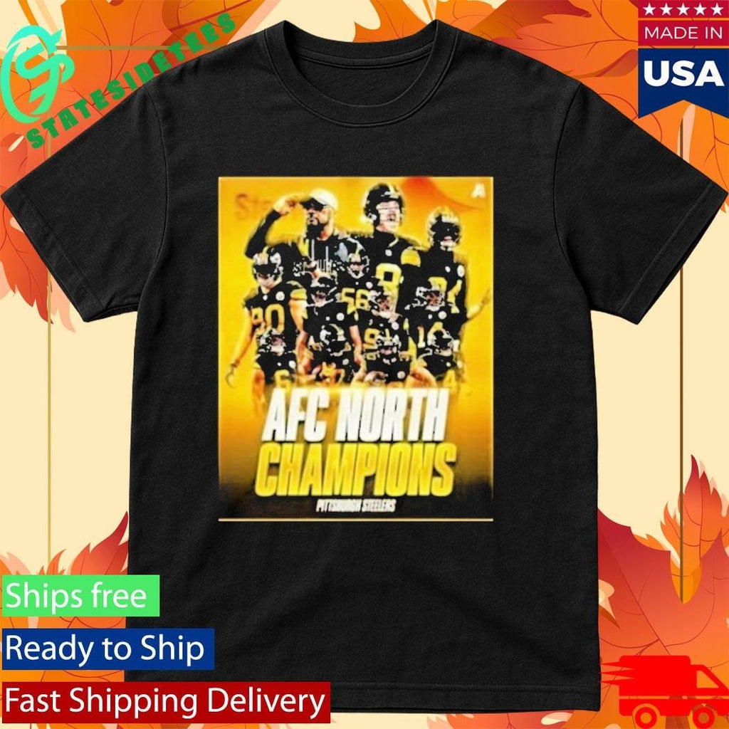 2025 Steelers AFC North Champions Shirt Unisex , , , Long Sleeve Tee
