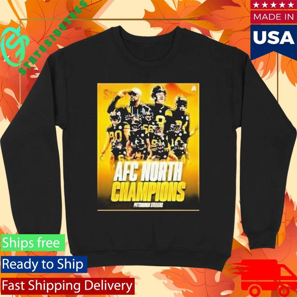 2025 Steelers AFC North Champions Shirt Unisex , , , Long Sleeve Tee