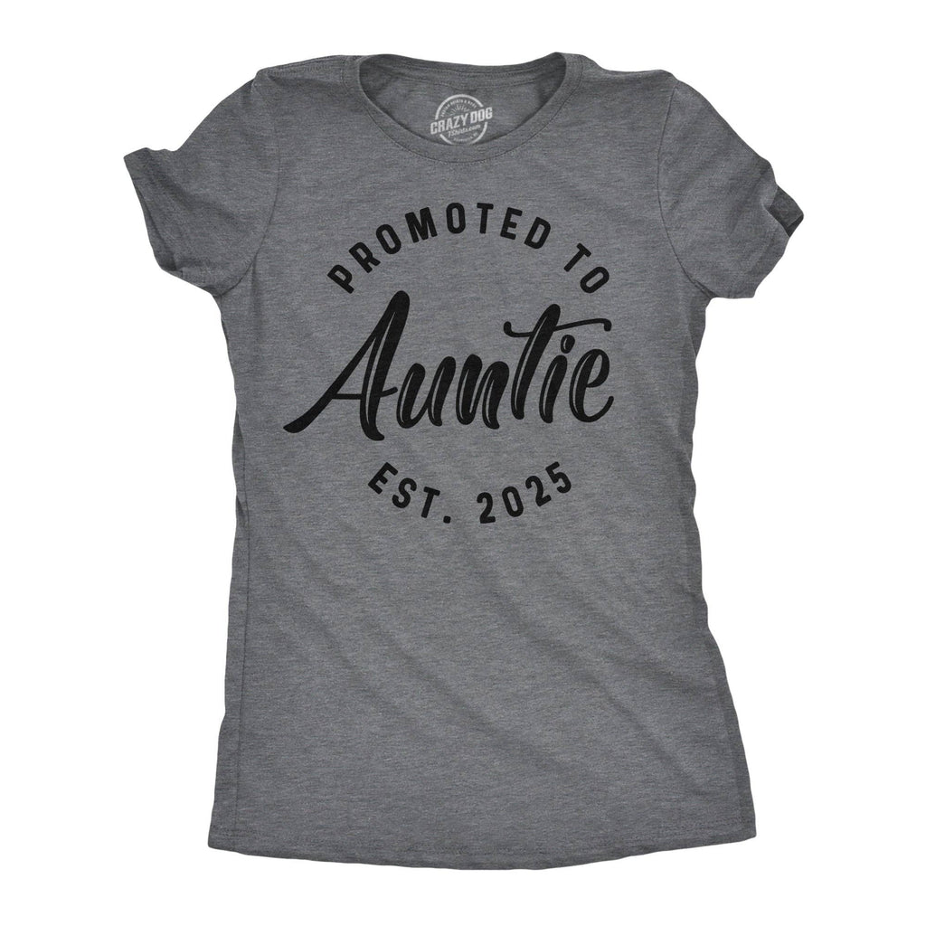 Promoted To Auntie 2025 Women's T Shirt