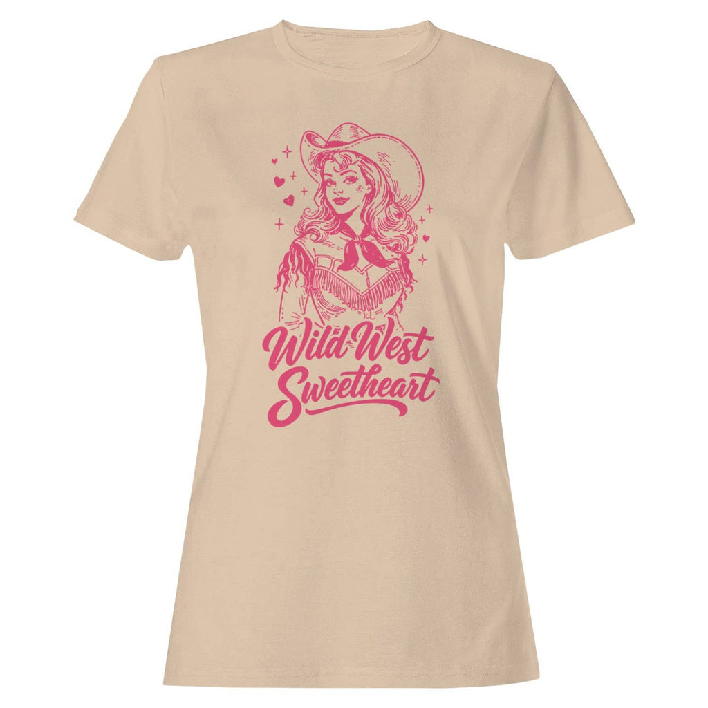 Wild West Sweetheart  Women's T-Shirt Natural