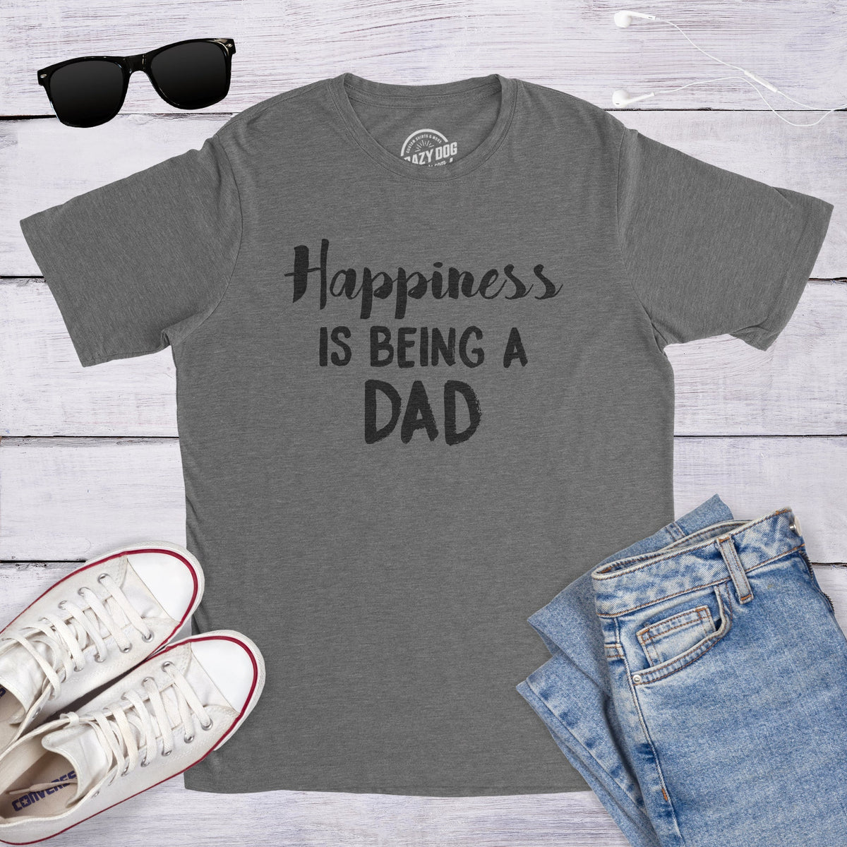 Happiness Is Being Dad T-Shirts