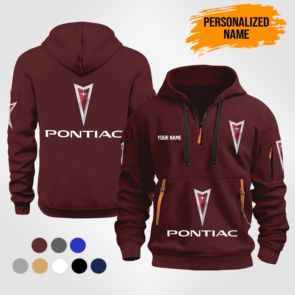 Personalized Name Love Pontia Quarter Zip Hoodie