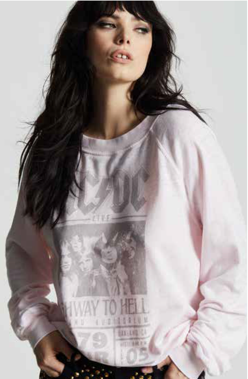 Acdc Highway To Hell L/S Sweater