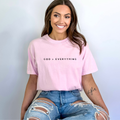God > Everything Graphic Tee - Fall Faith Christian Tee
