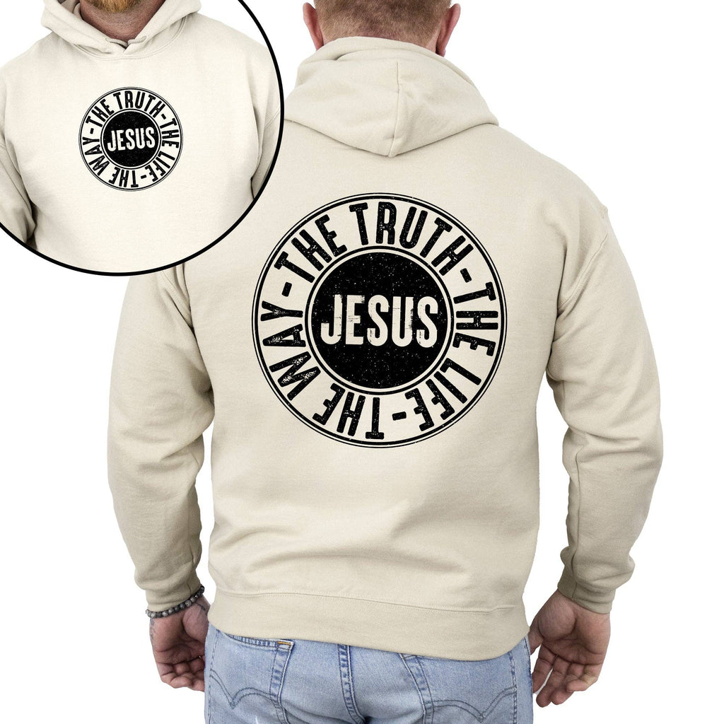 Jesus, the Way the Truth the Life Christian Religious Hoodie