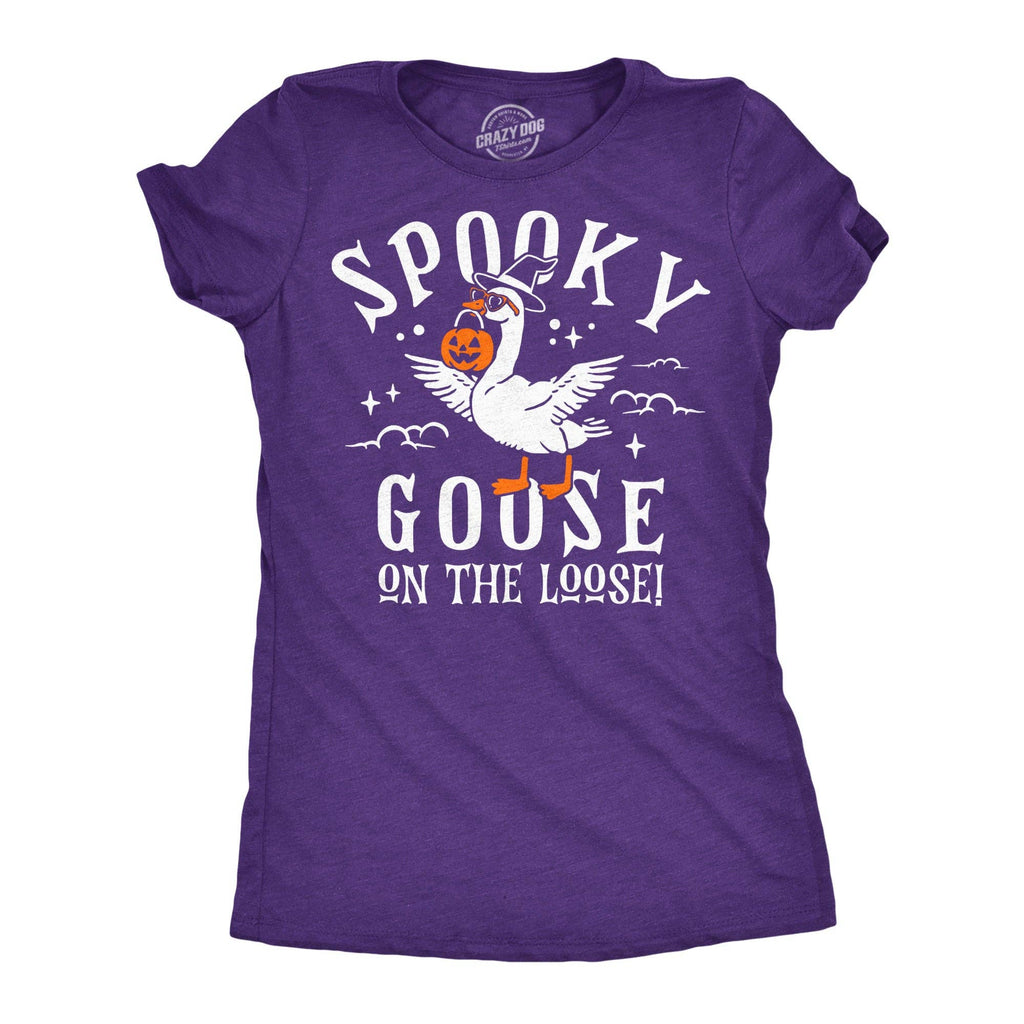 Spooky Goose On the Loose Women's T Shirt