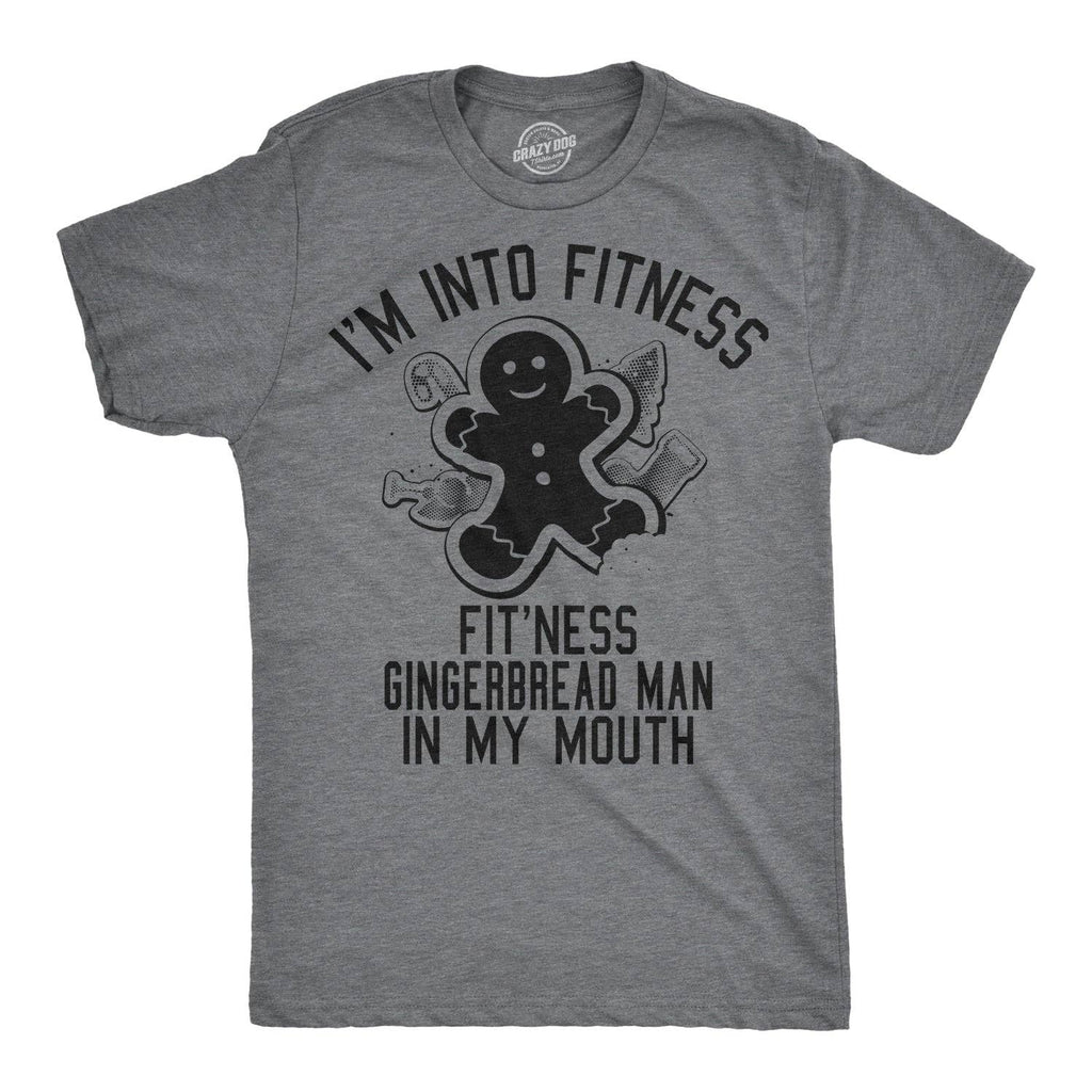 Fitness Gingerbread in My Mouth Men's T Shirt