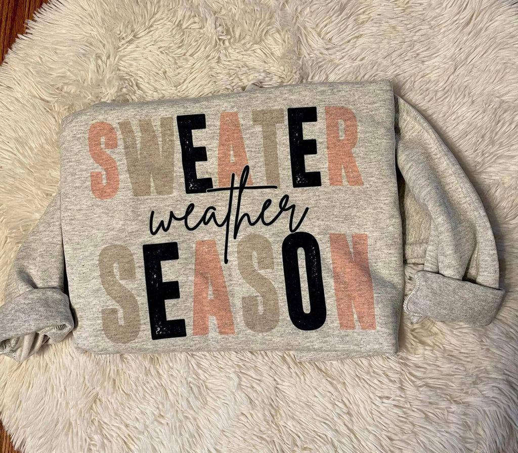 Sweater Weather Season Crewneck Sweatshirt