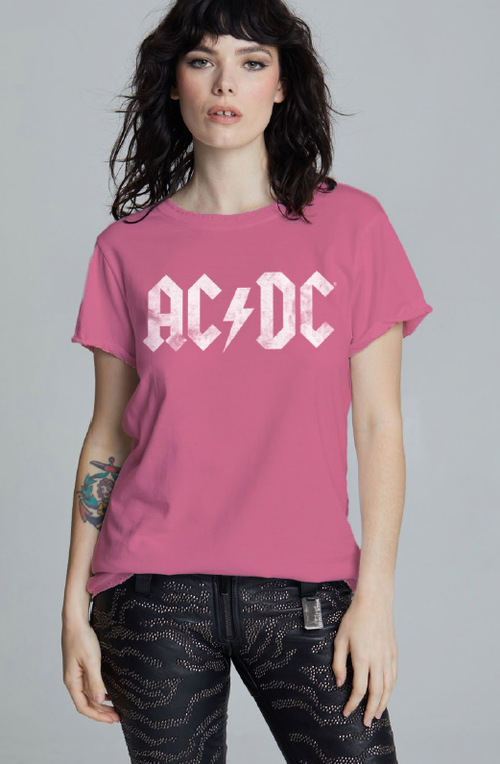303717 - 730 Acdc Burn Out Graphic Tee