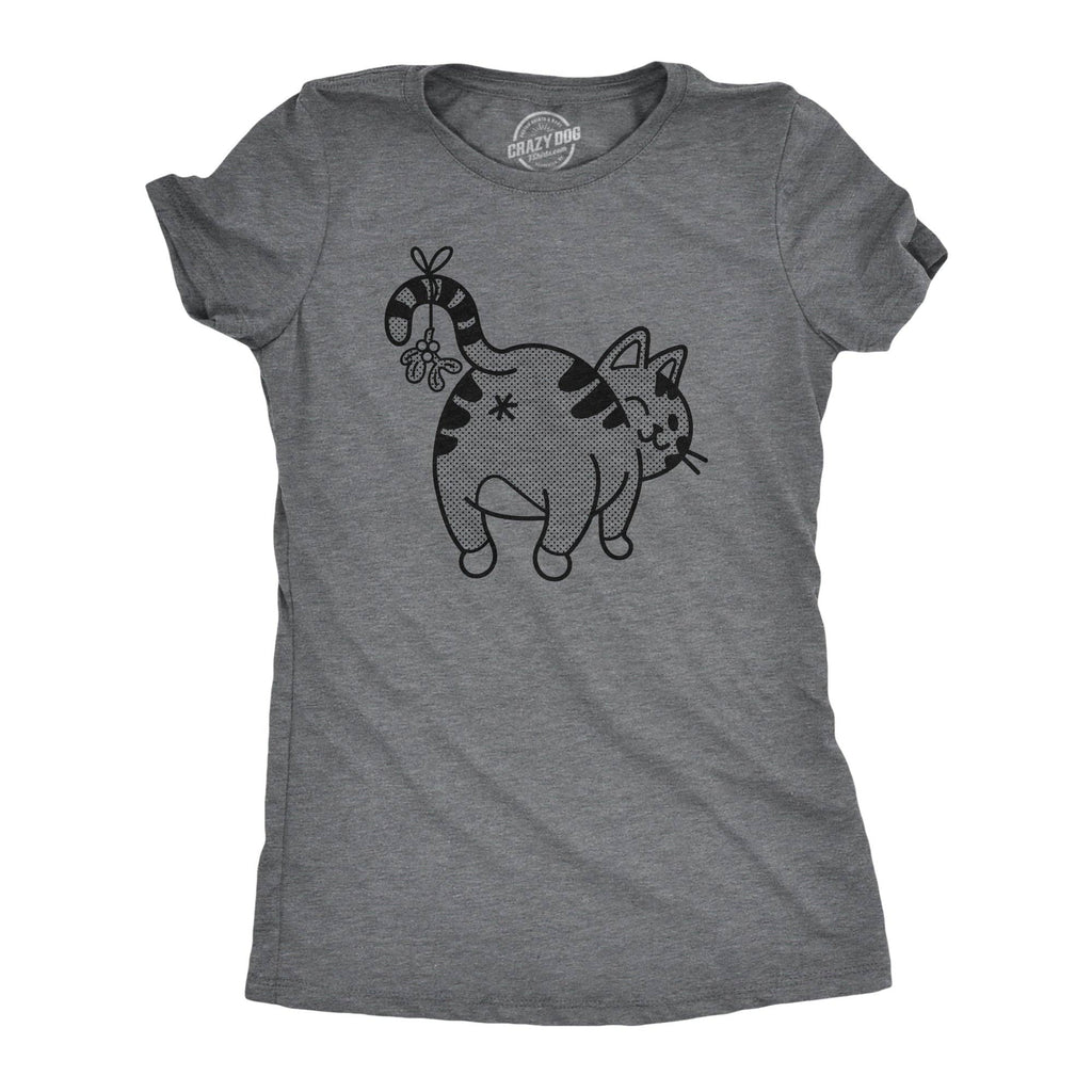 Mistletoe Cat Butt Women's T Shirt