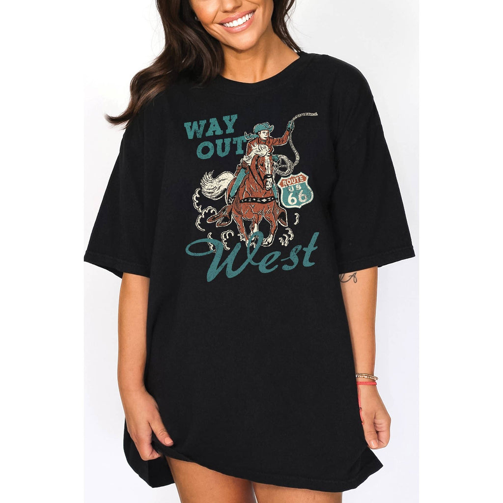 Route 66 - Oversized Unisex T Shirt