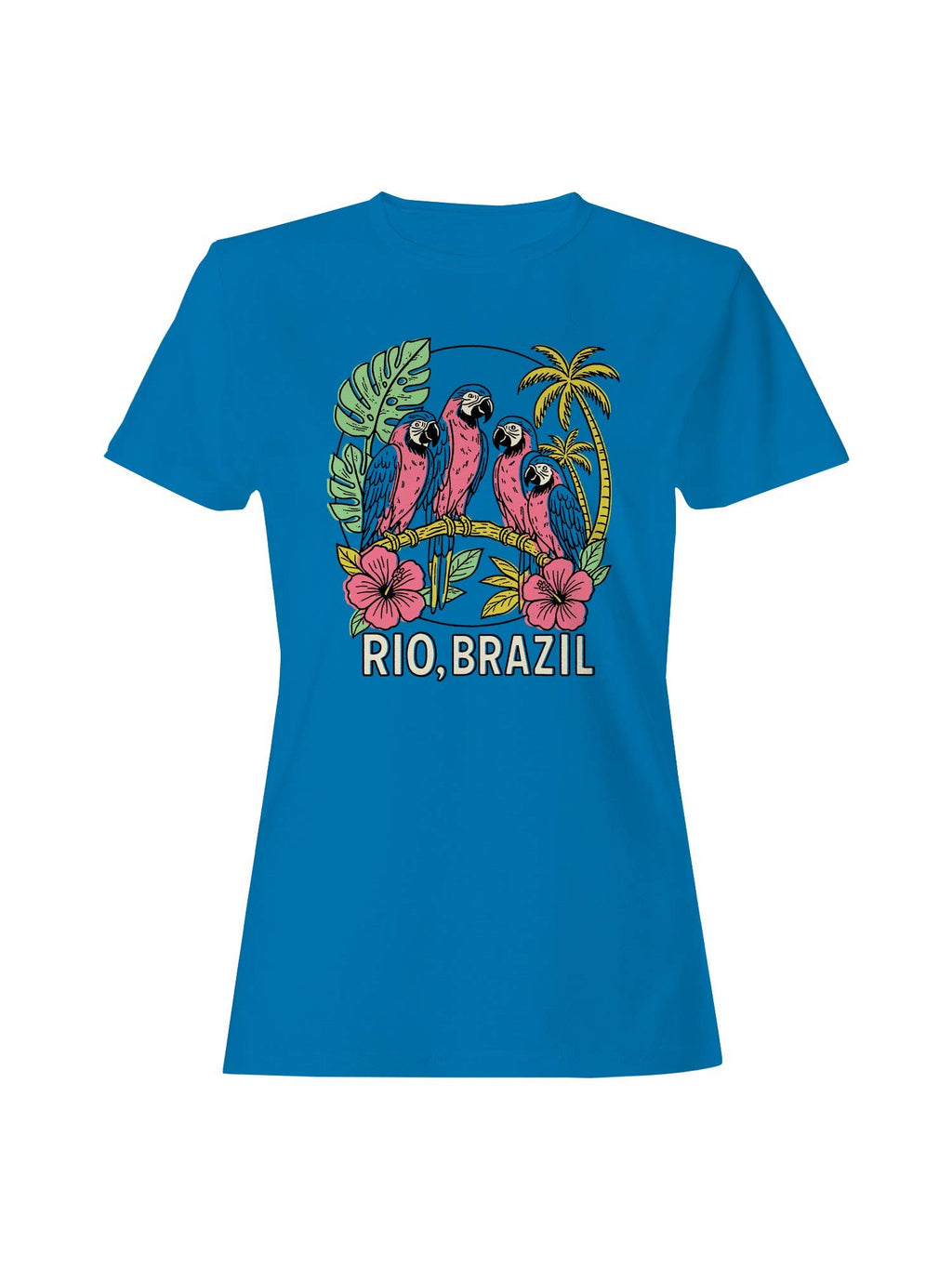 Tropical Parrots of Rio, Brazil Women's T-Shirt