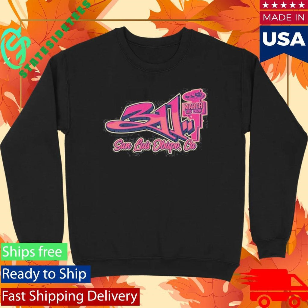311 3 3 2026 San Luis Obispo CA Shirt Unisex , , , Long Sleeve Tee