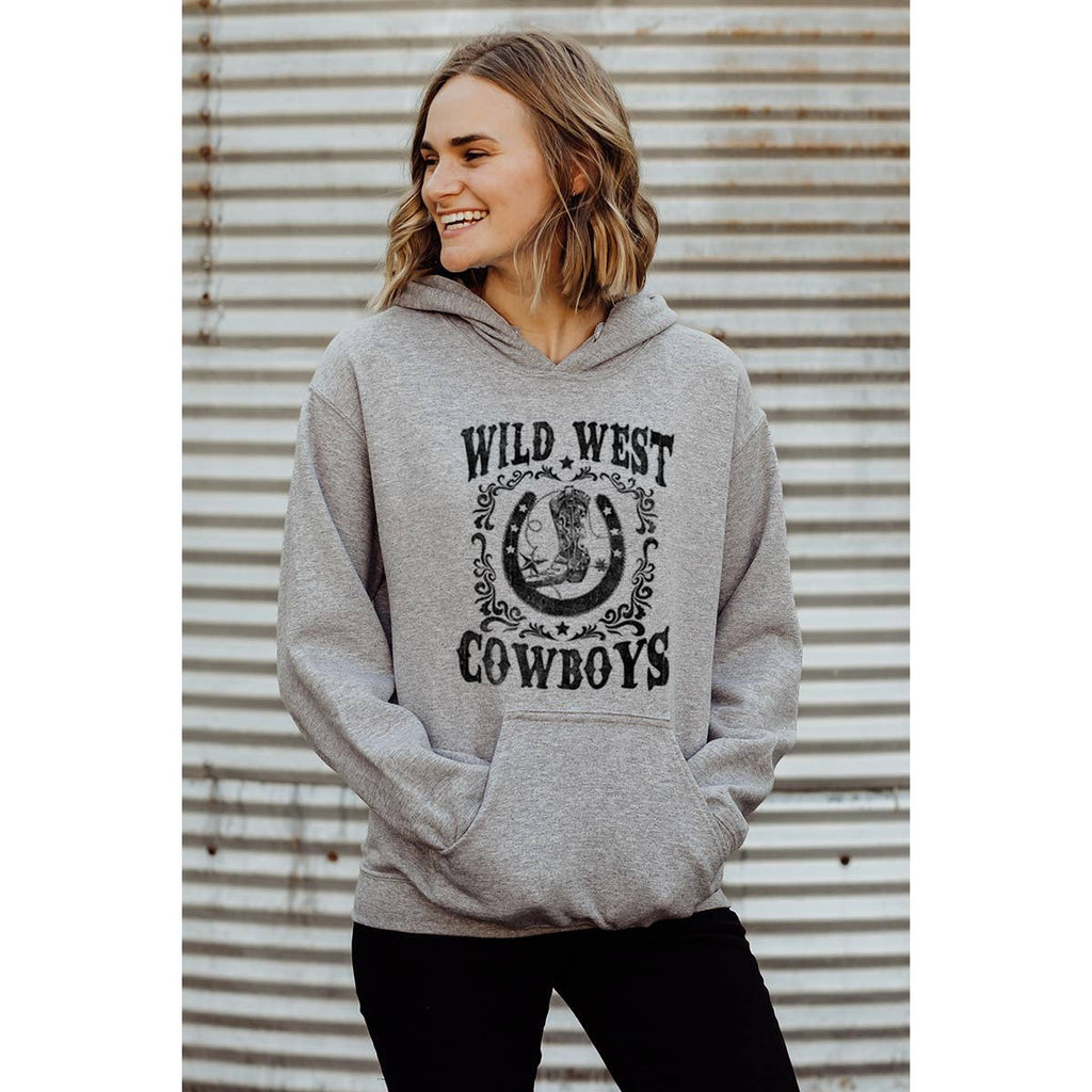 Wild West Cowboy Graphic  Hoodie