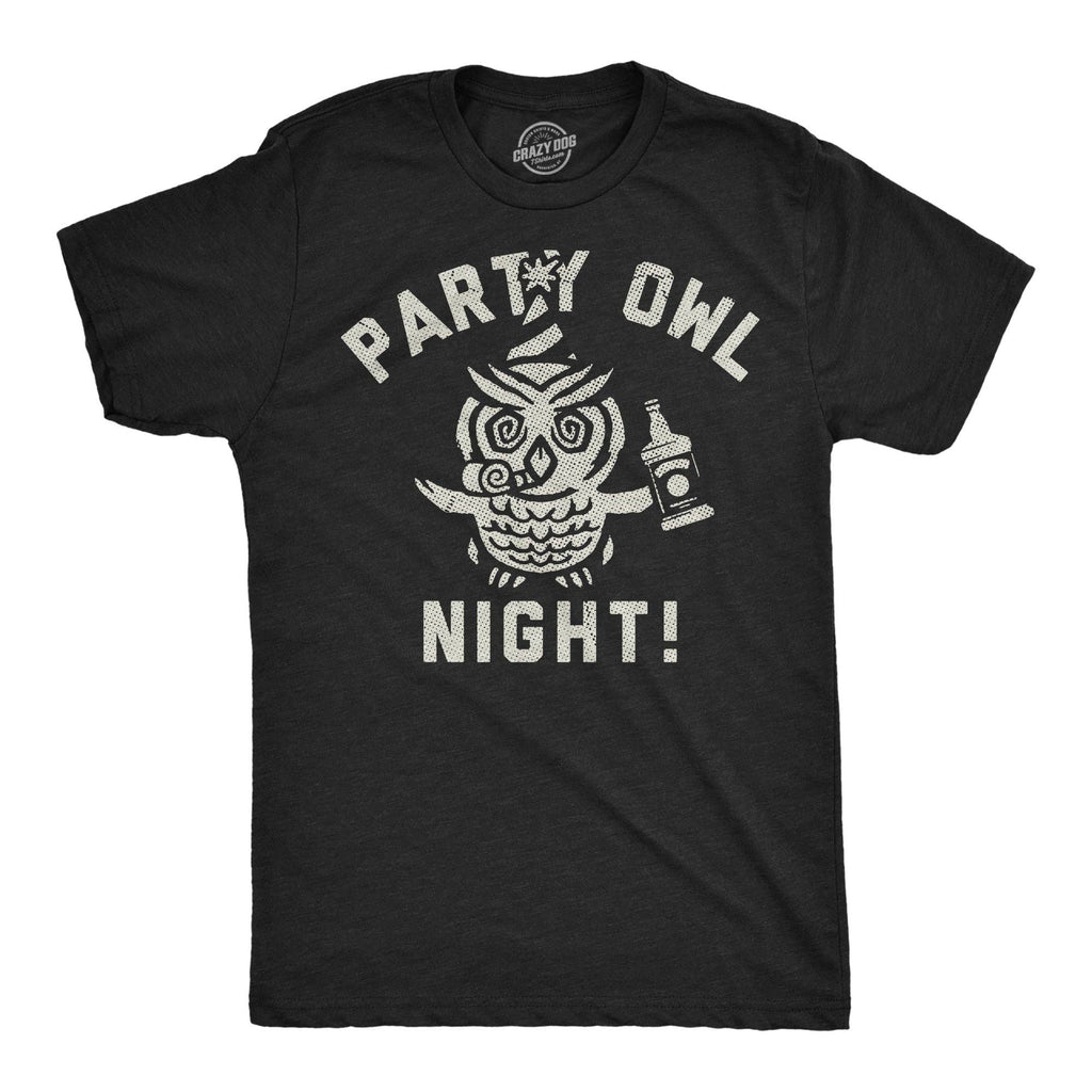 Party Owl Night Men's T Shirt