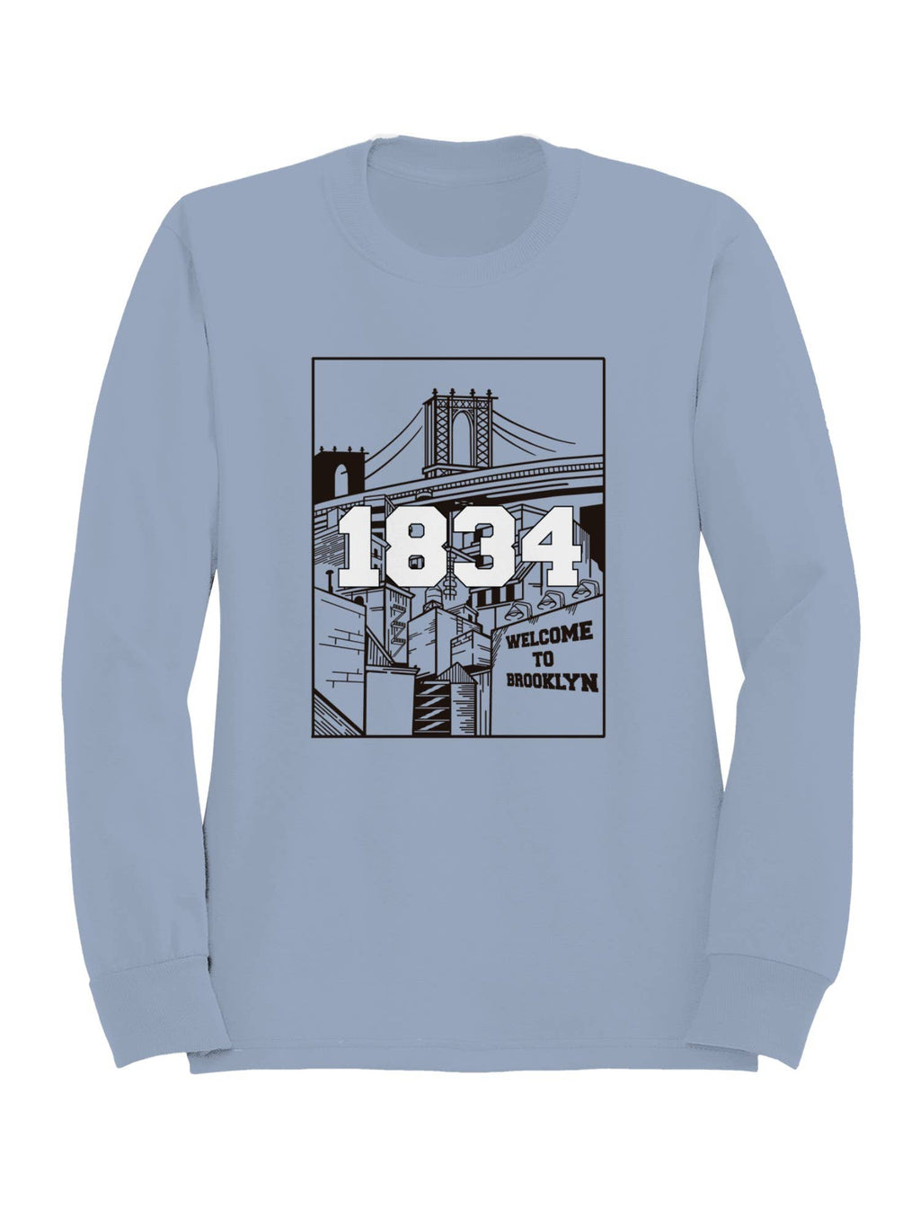 Brooklyn Bridge Art Print Men's Sweatshirt