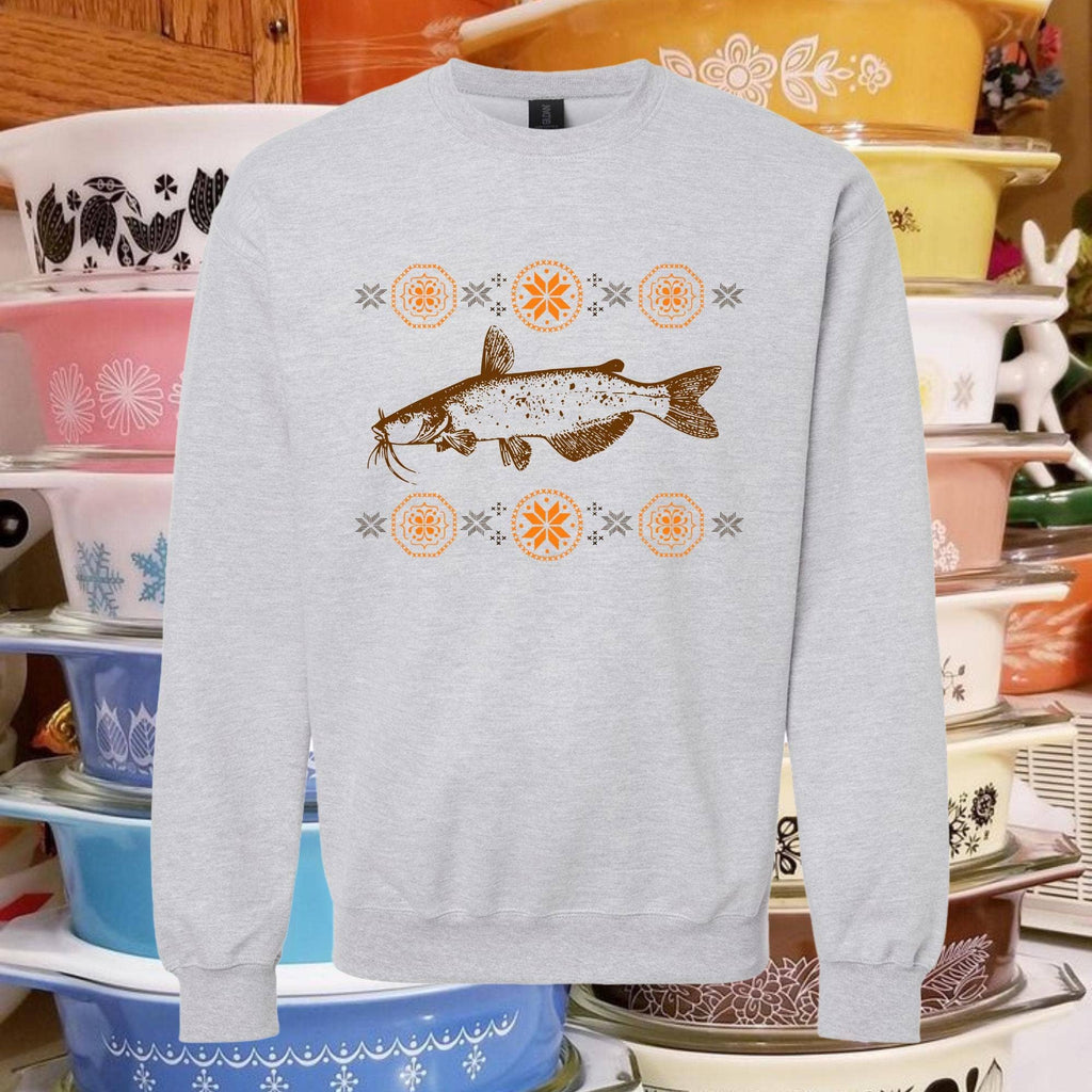 Town and Country Catfish Vintage Dish Sweatshirt