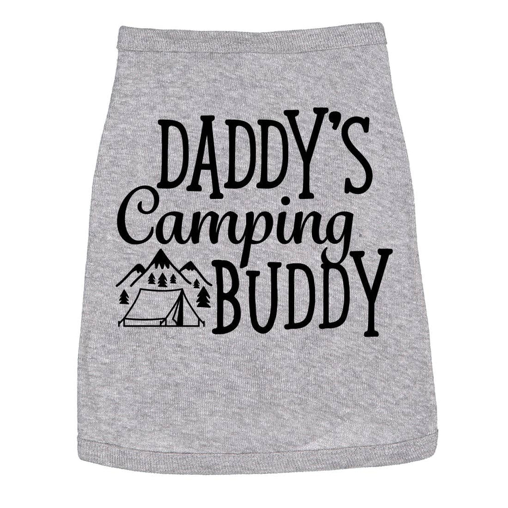Daddy's Camping Buddy Dog Shirt
