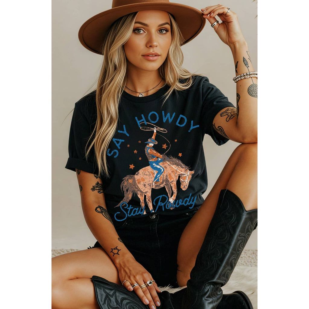 Say Howdy Short Sleeve T Shirt