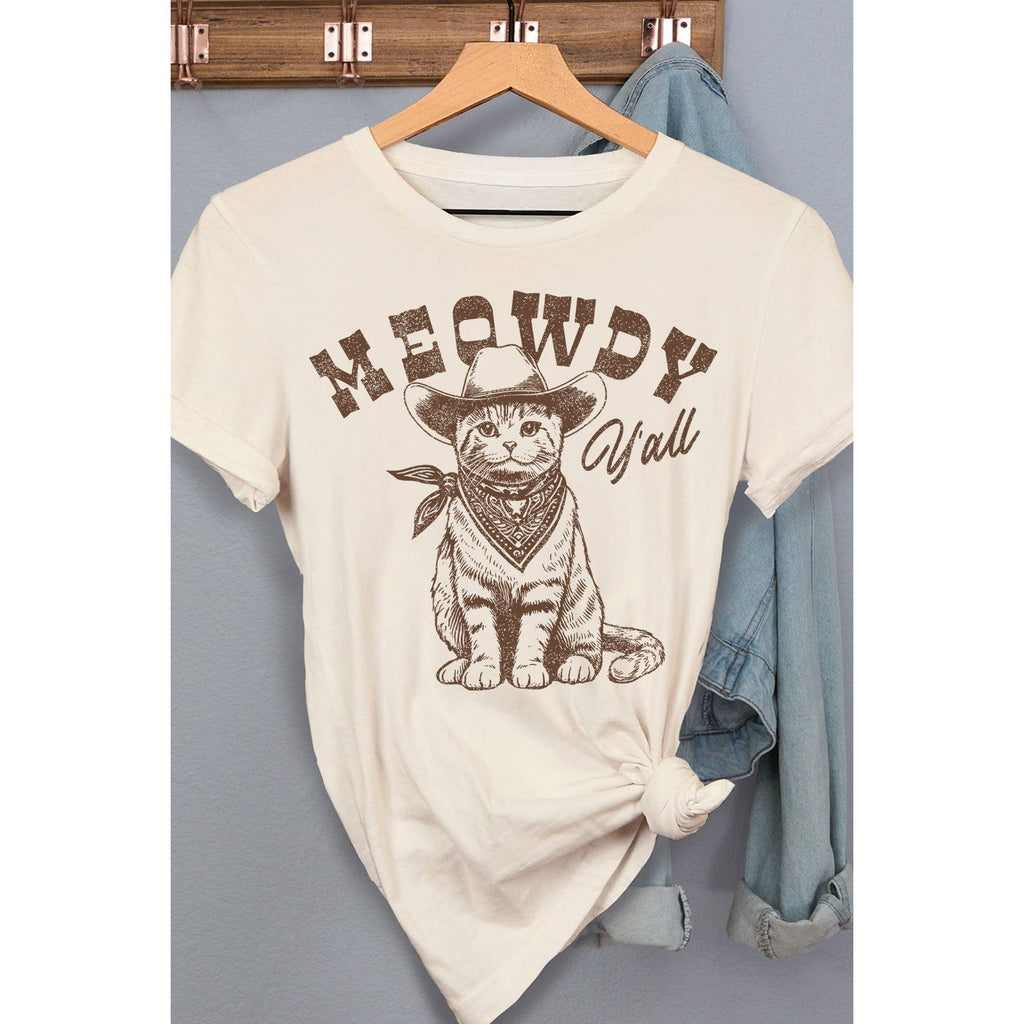 Meowdy Yall Short Sleeve Tee