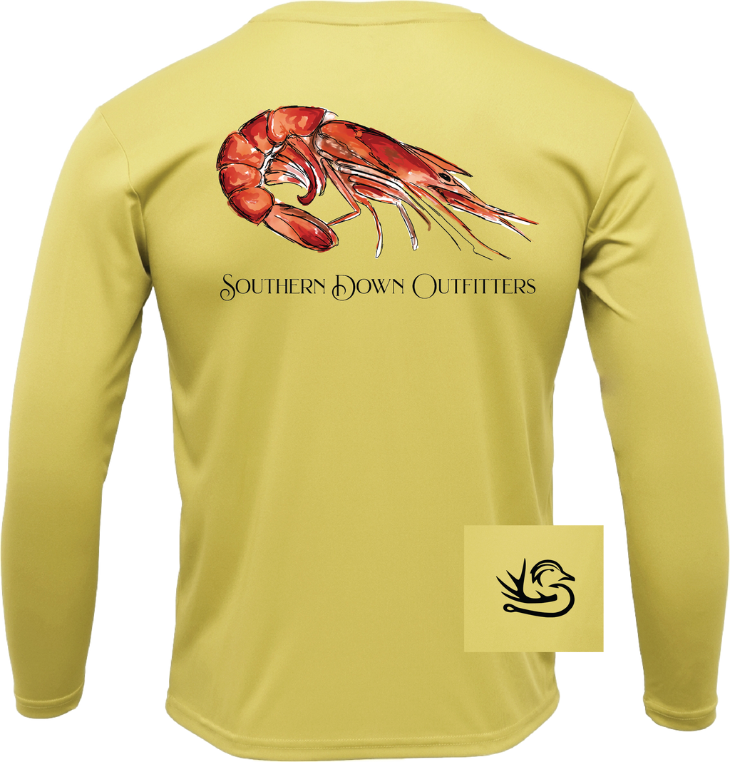 Shrimp Upf Fishing Shirt