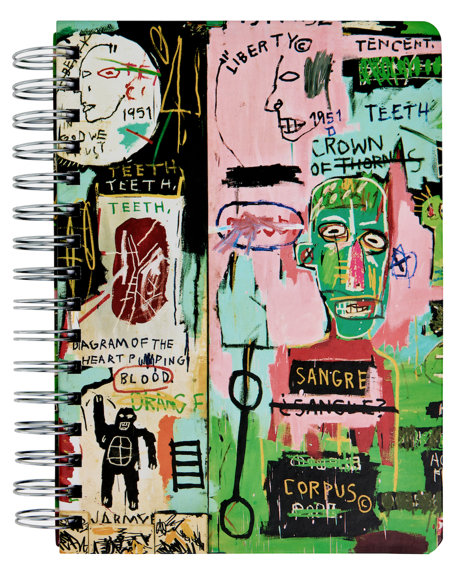 Basquiat in Italian Spiral Notebook