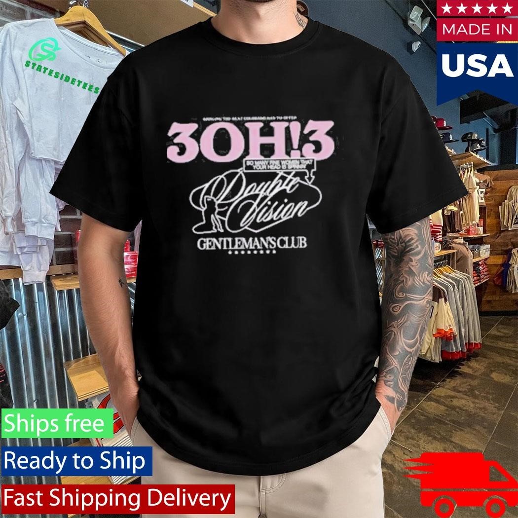 3Oh3 Double Vision Shirt Unisex , , , Long Sleeve Tee