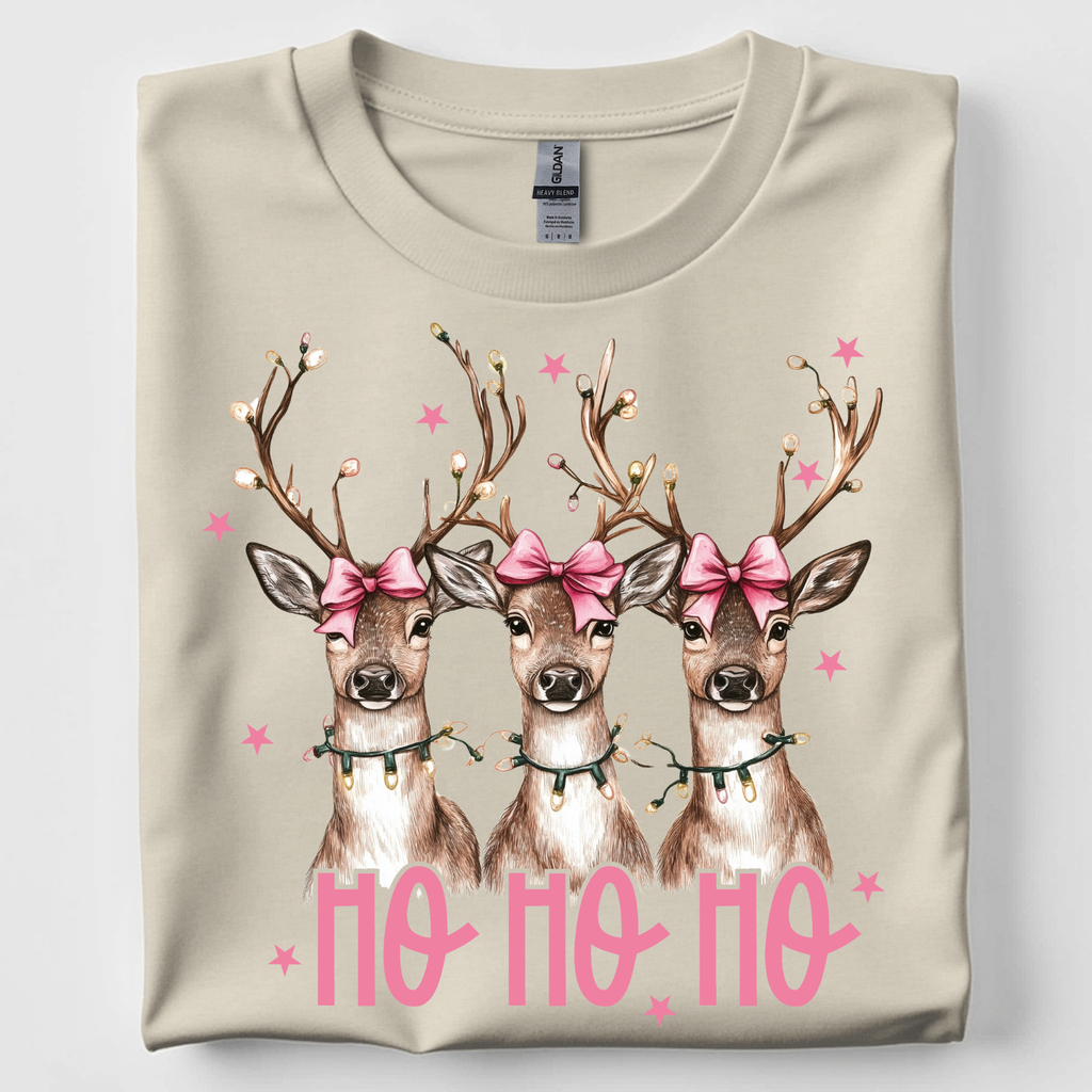 Ho Ho Ho Reindeer Tshirt