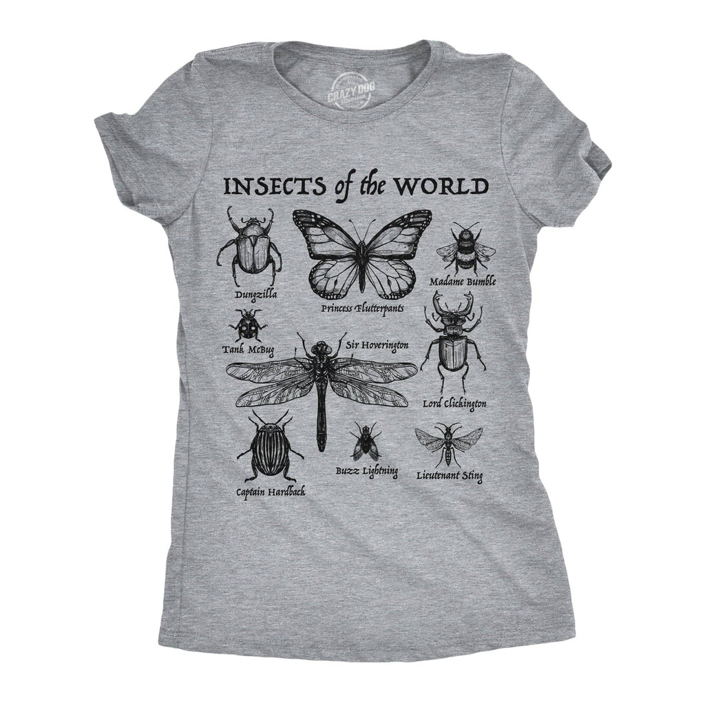 Insects of the World Women's T Shirt