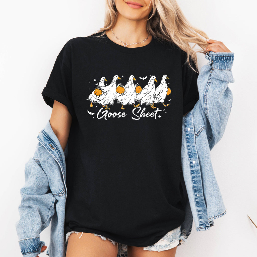 Goose Sheet, Cute, Halloween, Trick or Treat, Tshirt