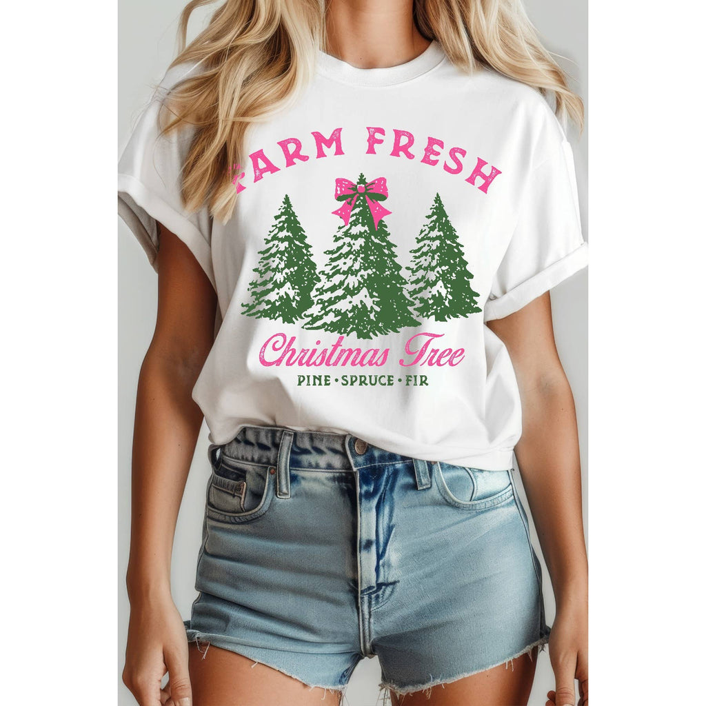 Farm Fresh Christmas Tree Short Sleeve Tee