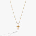Cross 4:13 Pearl Rosary Chain Pendant Necklace T-Shirts