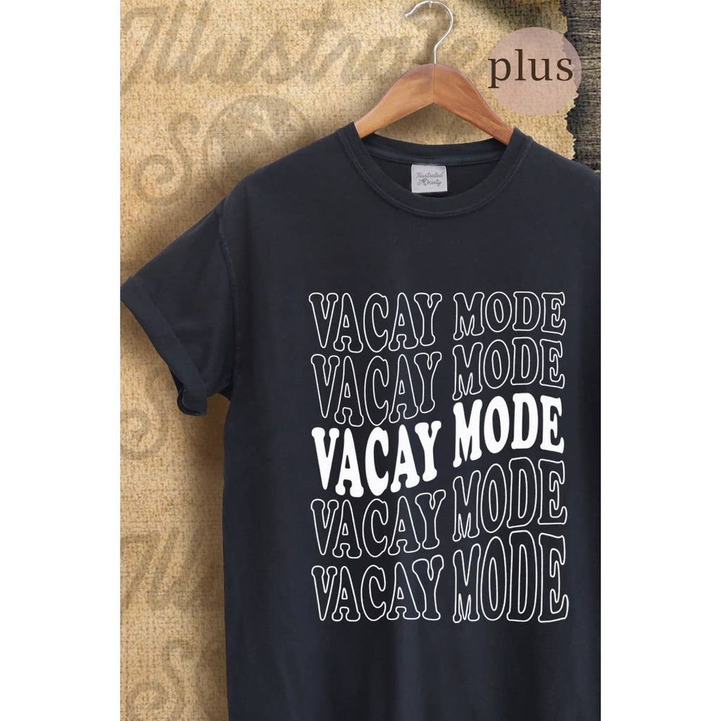 Vacay Mode  Vintage  Graphic Plus Tee