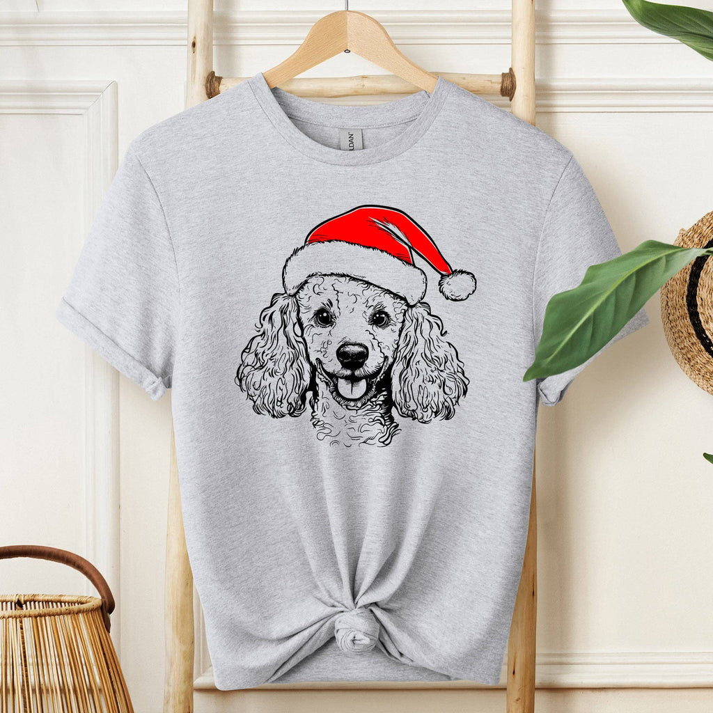 Poodle, Santa, Dog, Christmas, Dog Lover, Pet T-Shirt