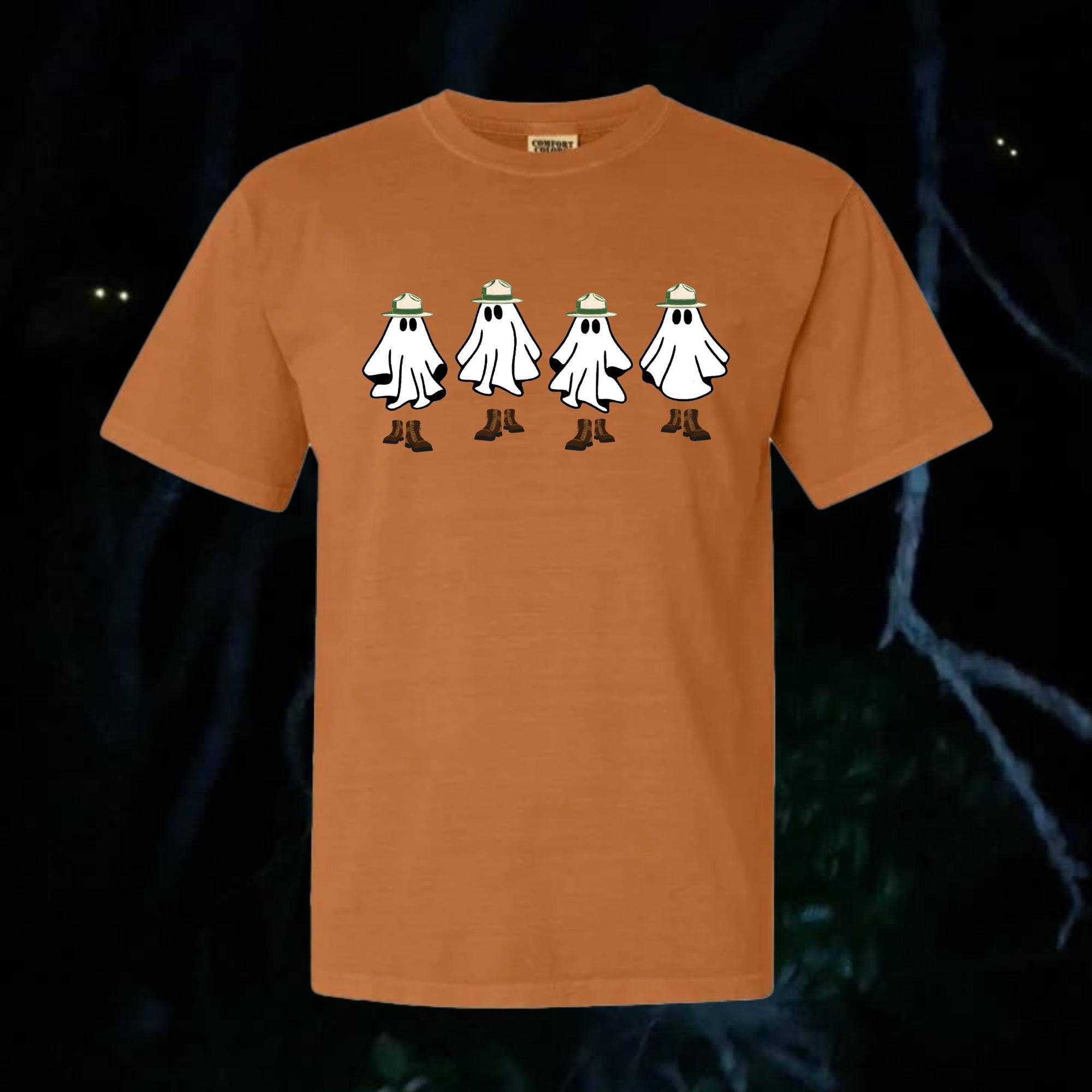 Ghost Park Rangers Comfort Colors T-Shirt, Spooky
