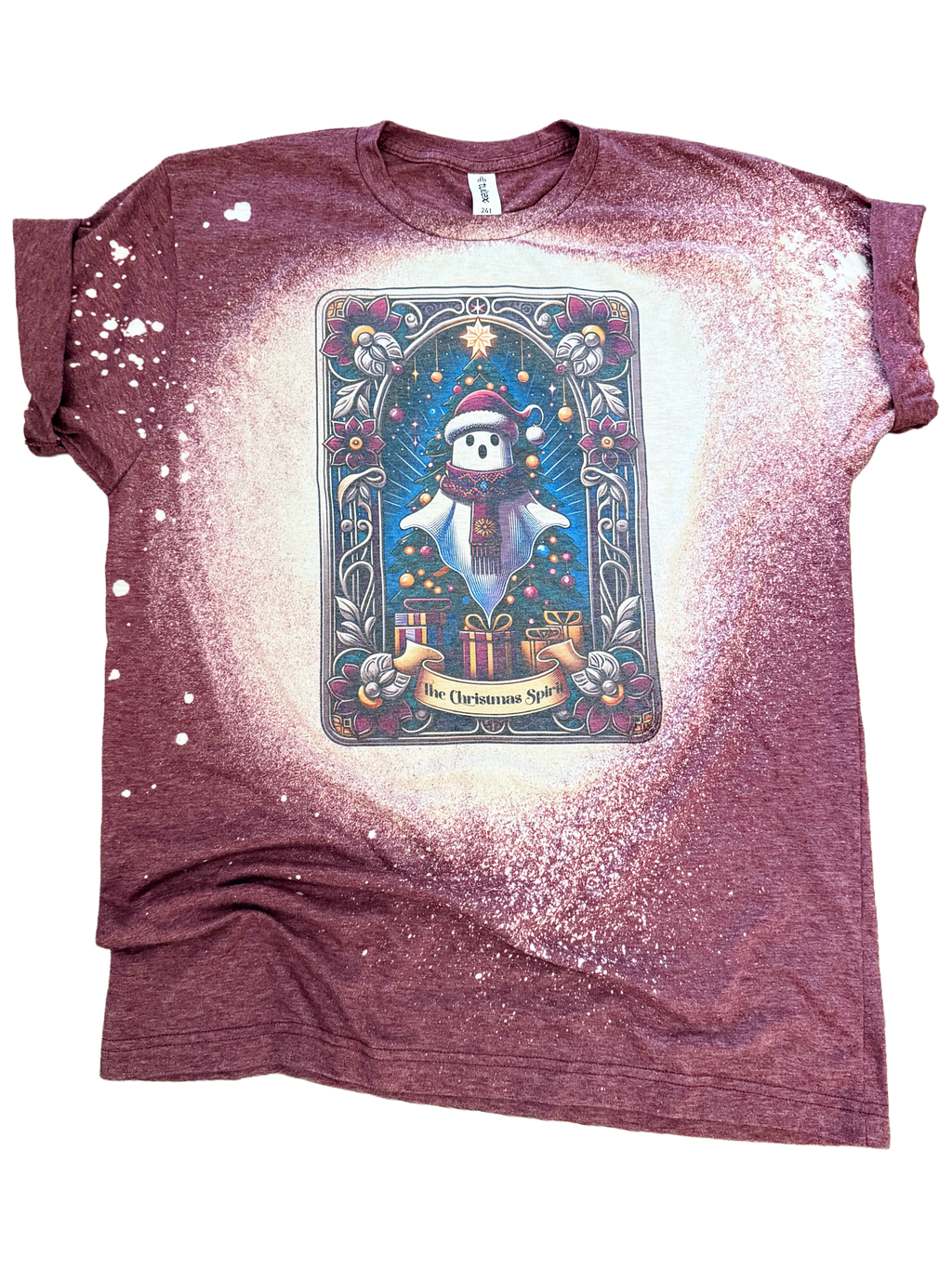 The Christmas Spirit Ghost Tarot Card Tee