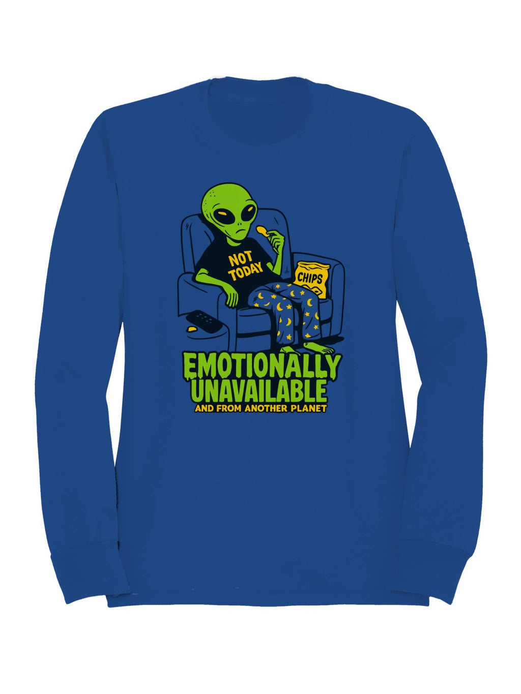Emotionally Unavailable Alien Vibes Men's Sweatshirt