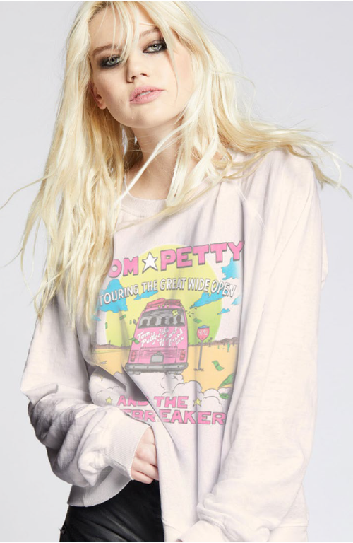 303724 - 730 Tom Petty Tour Graphic Sweatshirt
