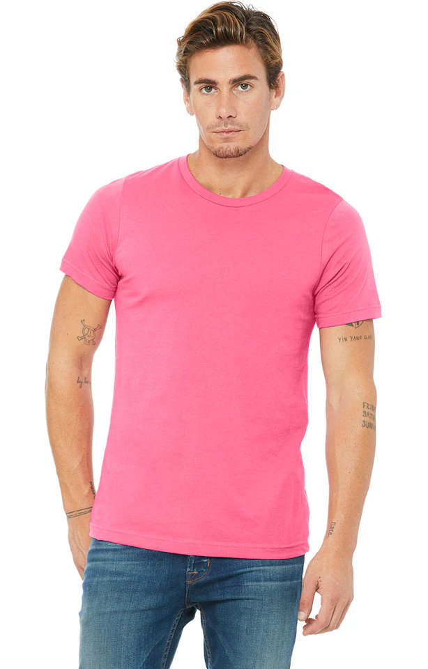 Custom Designed - T-Shirts (Charity Pink) Adult, Bella+Canvas, Cotton