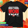 49Ers 2025 NFC West Champions Been There Won That Shirt Unisex , , , Long Sleeve Tee