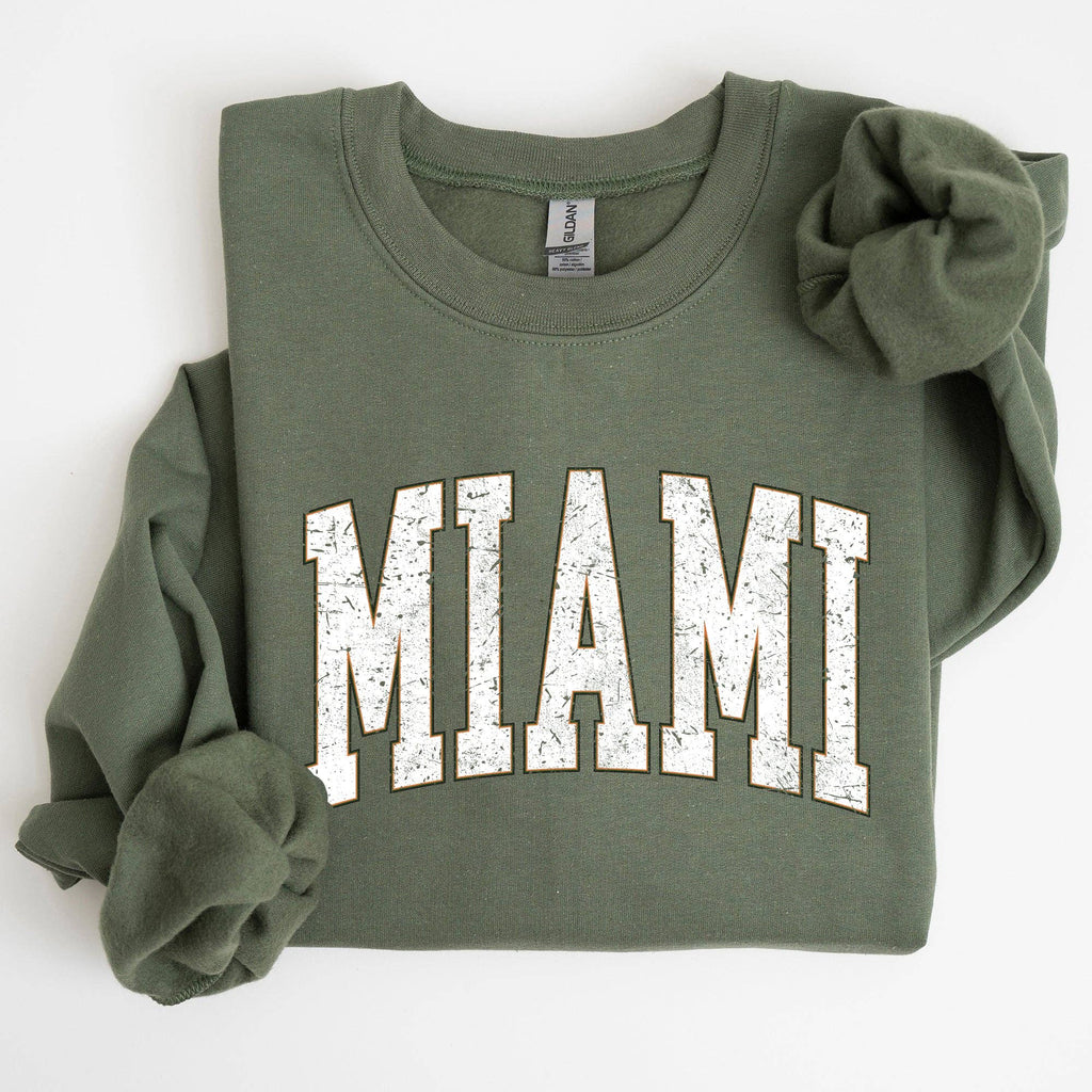 Miami, Football, Sports, Game Day Touchdown State Sweatshirt