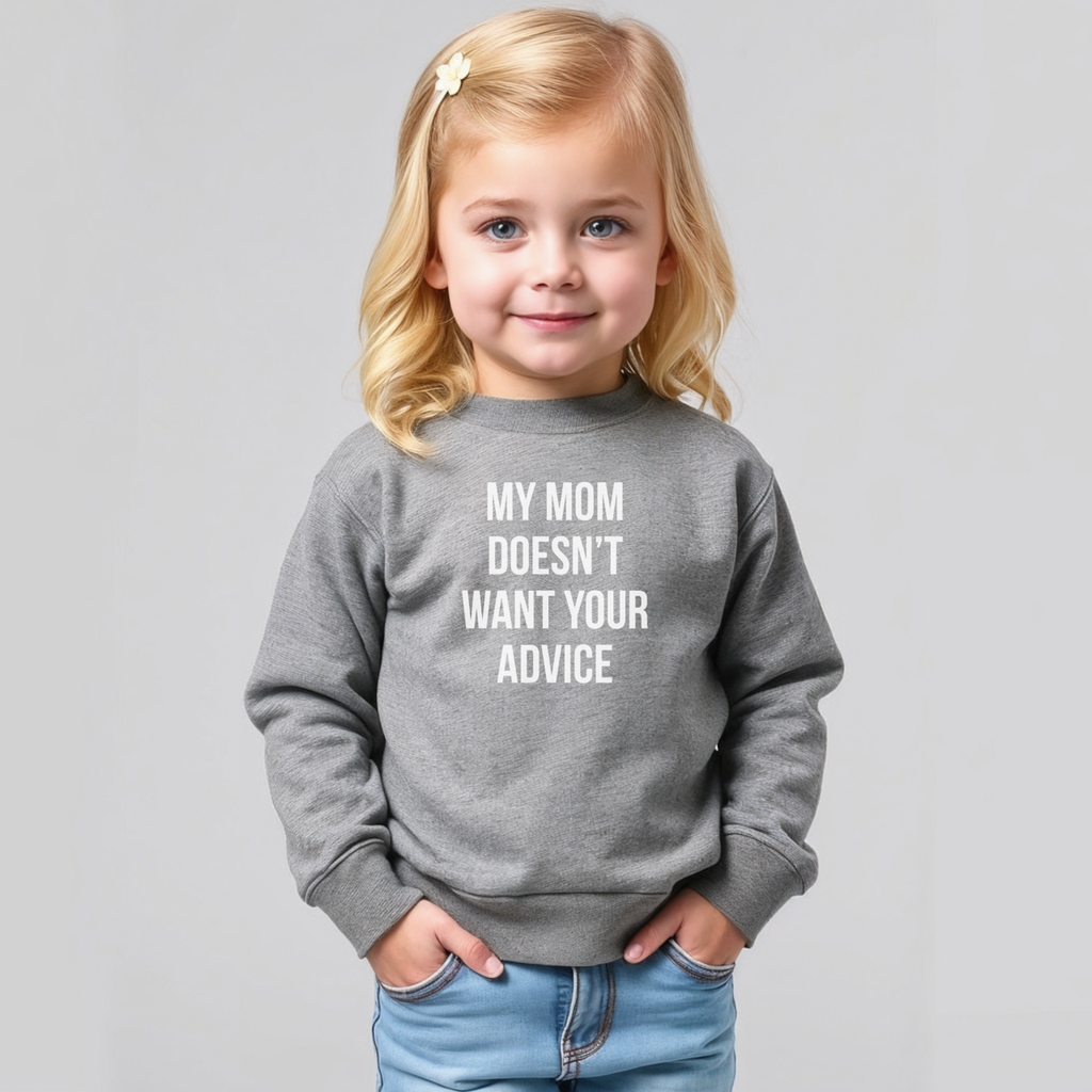 Mom Advice Toddler Tees and Sweatshirts
