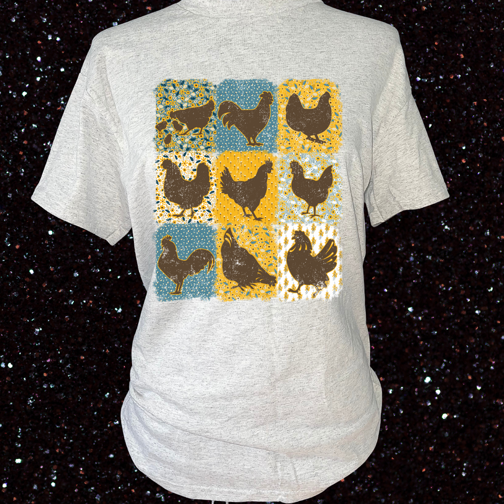 Quilted Chicken T-Shirt
