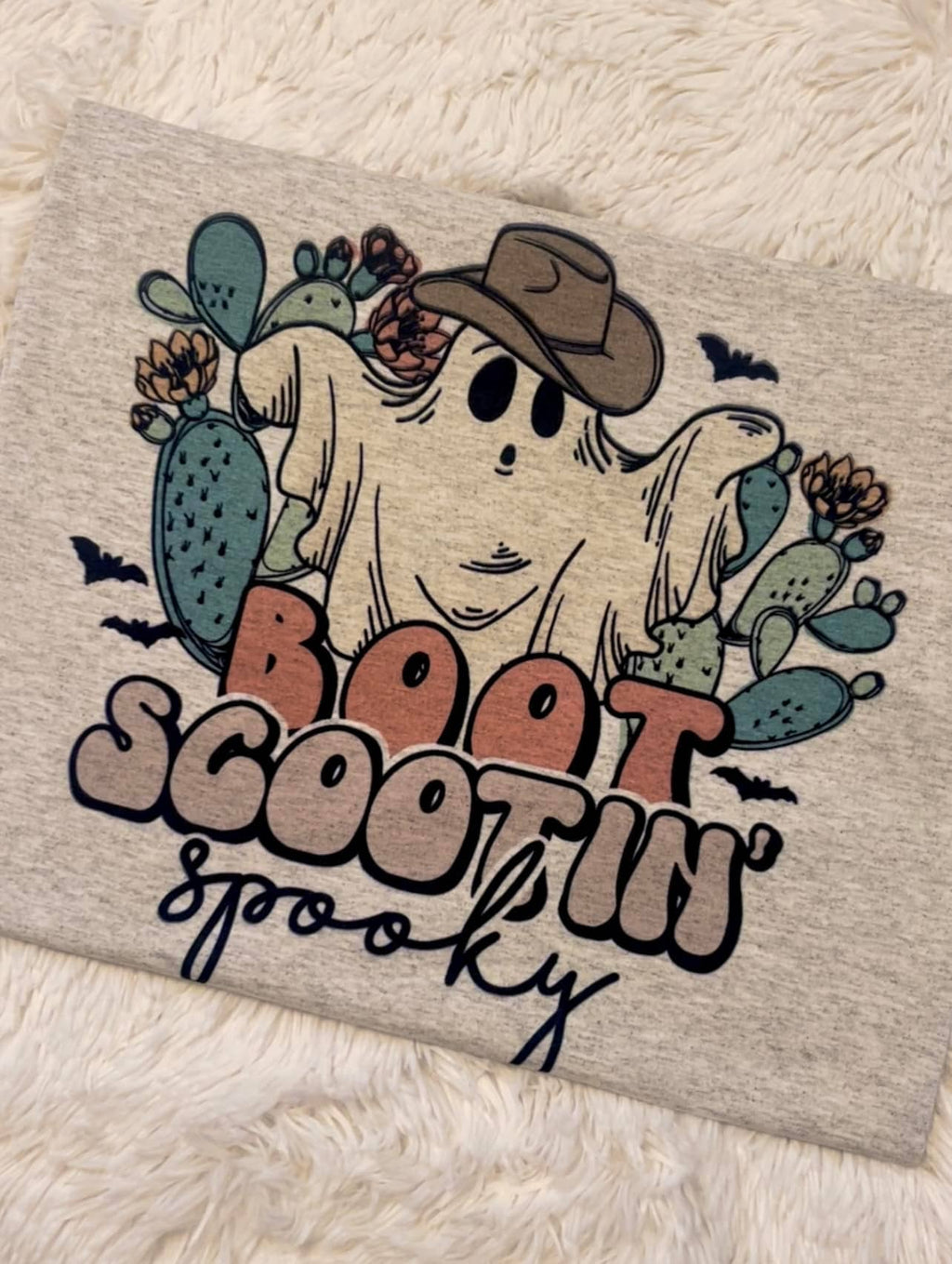 Boot Scootin Spooky Ghoast Cowboy Halloween Shirt