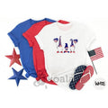 4th July Gnomes Shirt 4th July Gnome Shirt Independence Day 4th July Shirt Patriotic Shirt American Flag Shirt T-Shirts